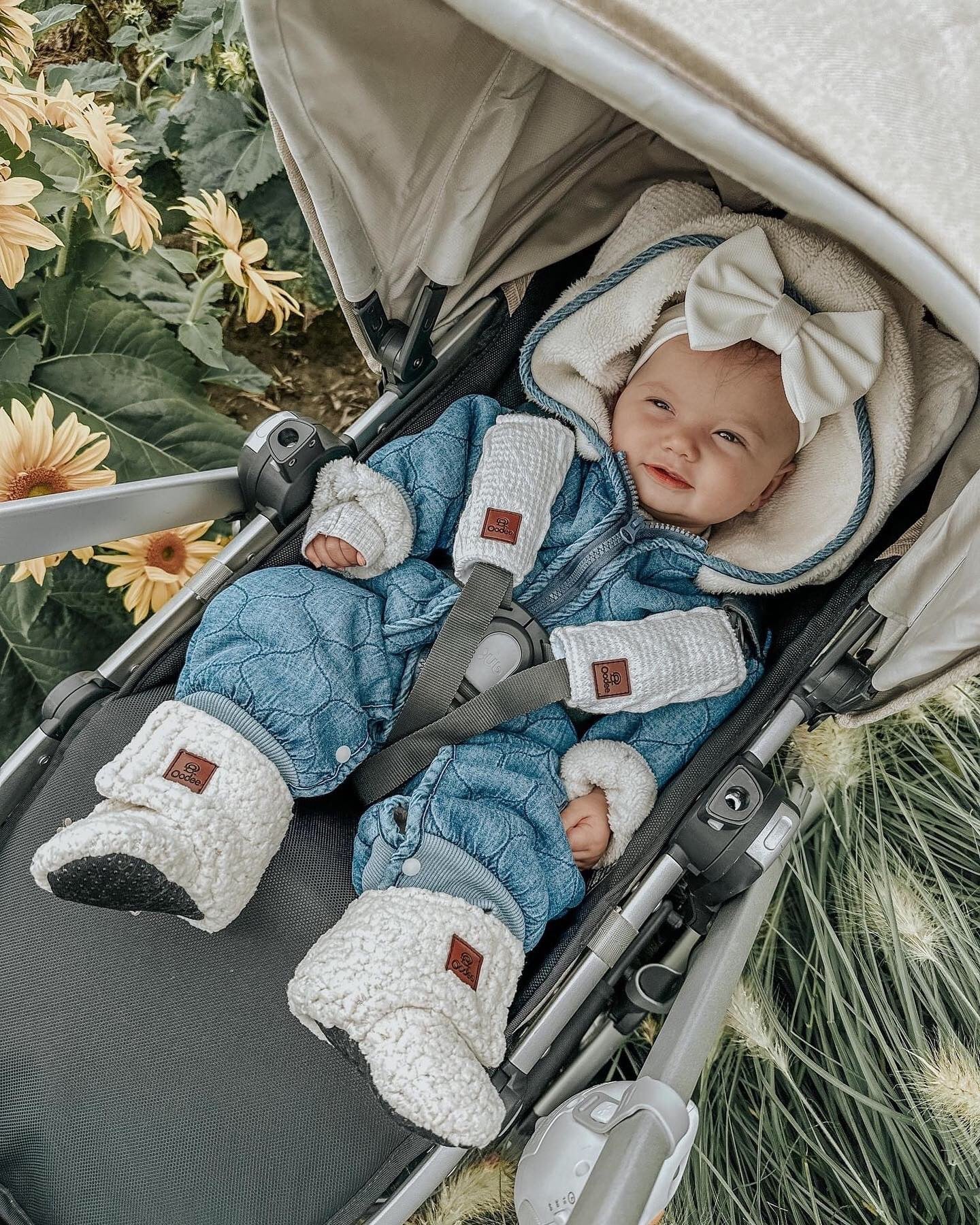 Cream knitted MOCKASIN