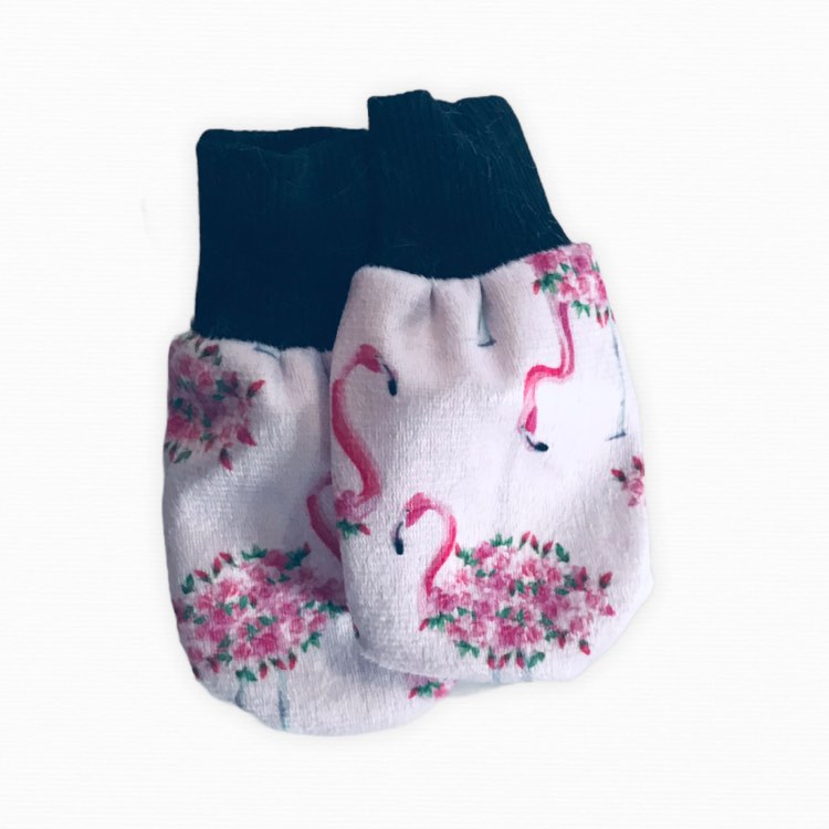 BAMBOO FLAMINGO MITT