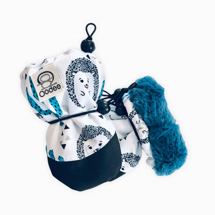 Hedgehog Thumbless Mittens