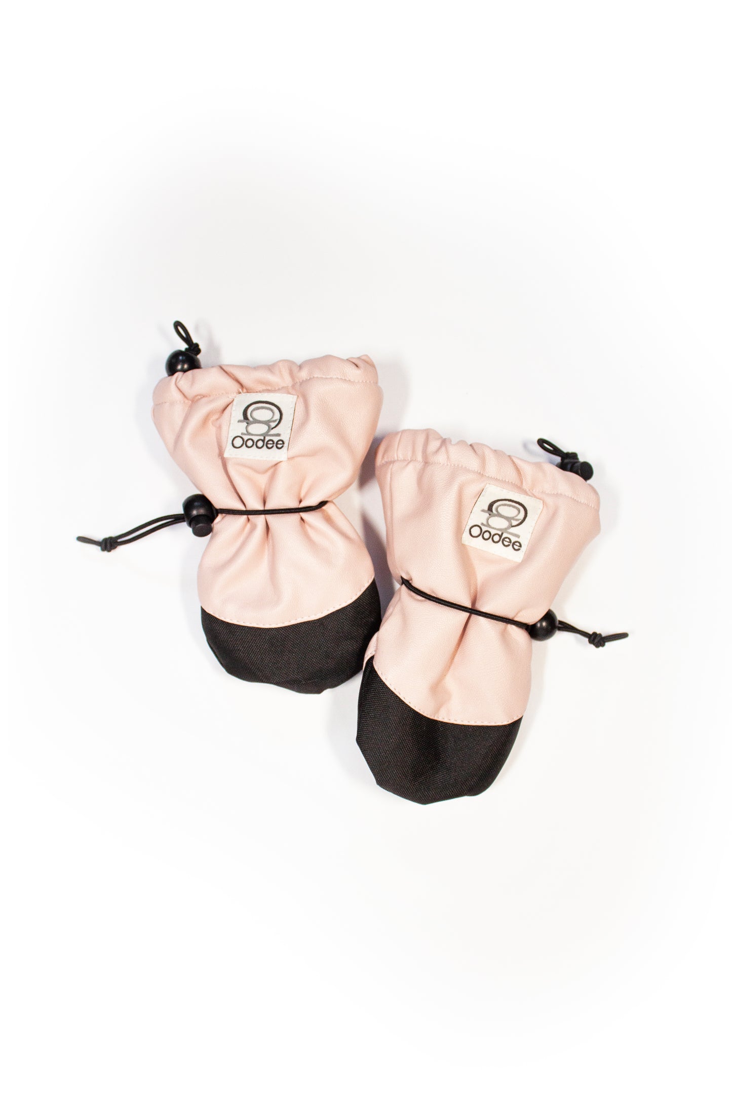 Mitaines sans pouce Similicuir Végan Rose