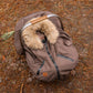 Poncho hybride 3 en 1 - Noisette