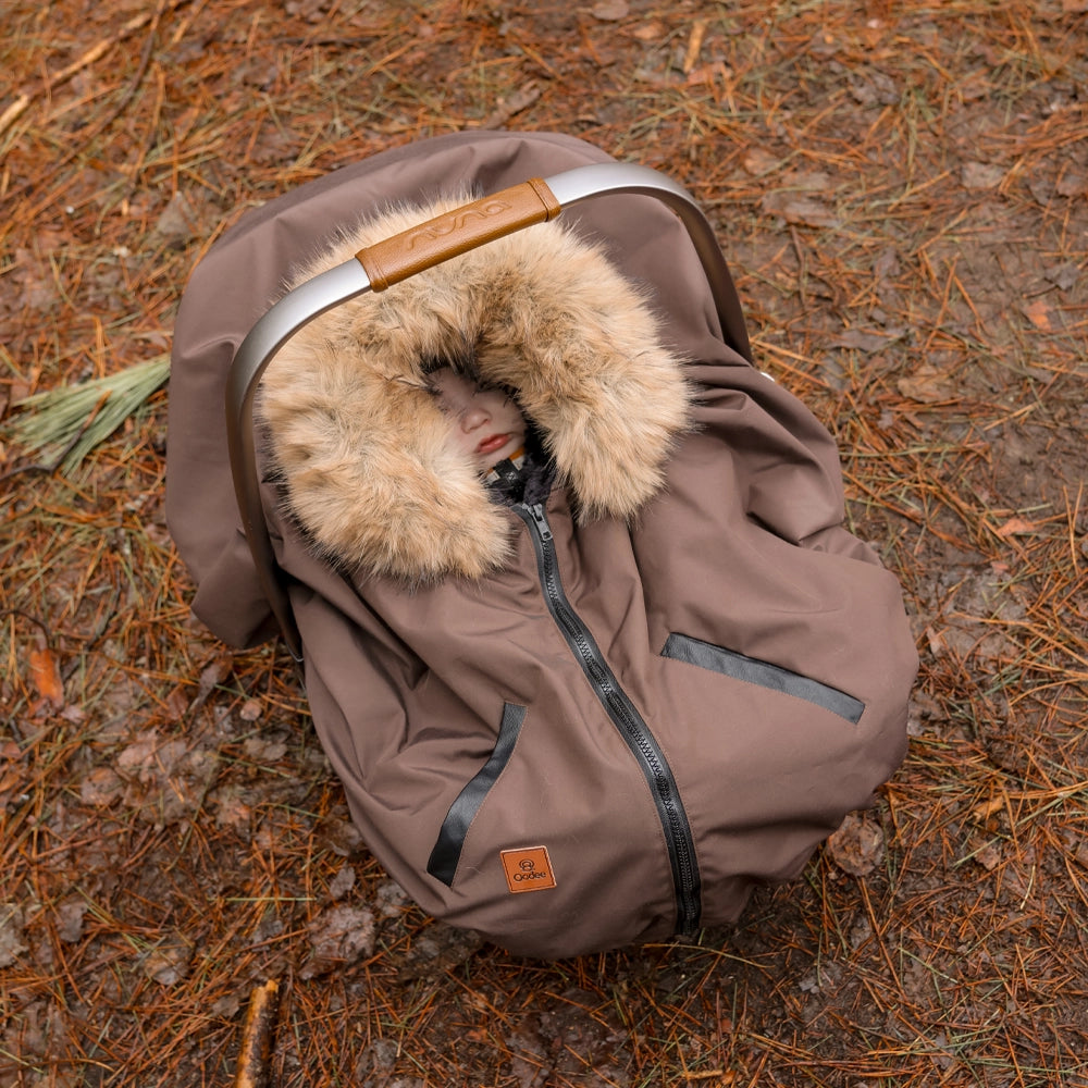 Poncho hybride 3 en 1 - Noisette