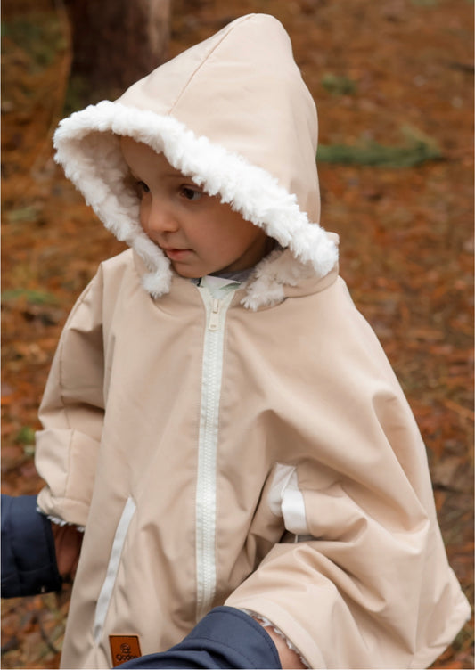 Poncho hybride 3 en 1 - Vanille Française
