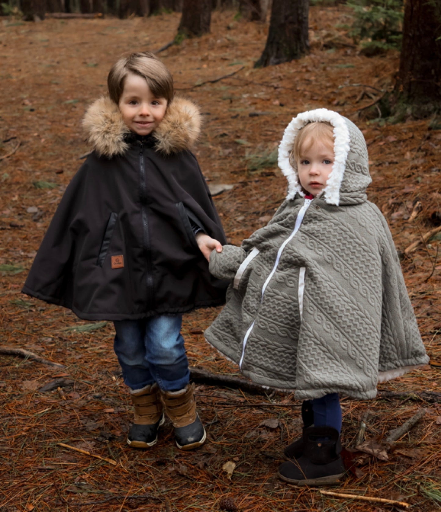 Poncho hybride 3 en 1 - Noir
