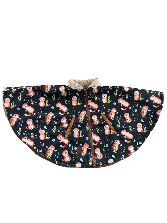 Poncho 2 en 1 - Loutres