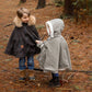 Poncho hybride 3 en 1 - Torsadé Vert