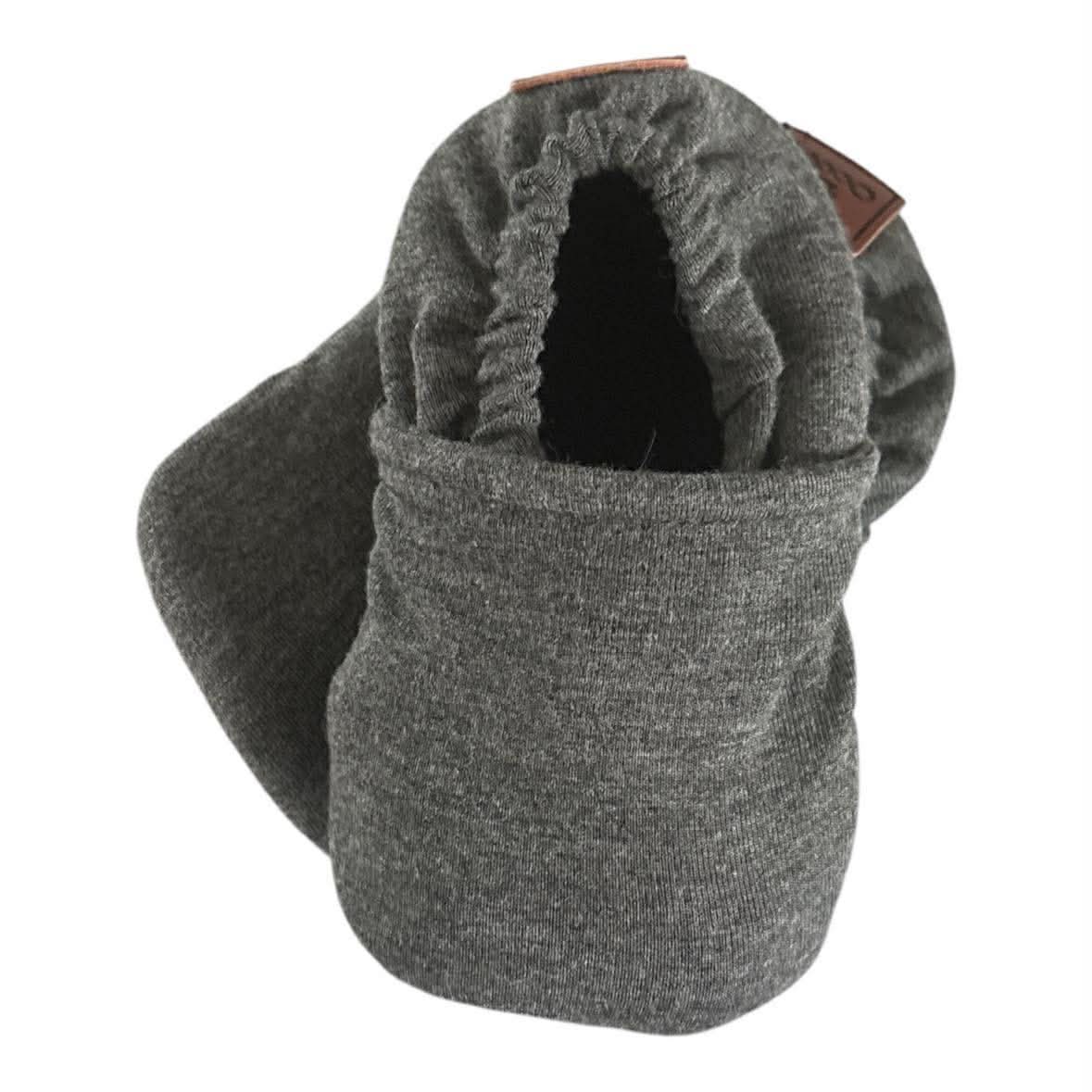 PANTOUFLES GRIS